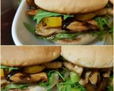 A picture of step 6 of My Fried Chilli Garlic Chicken on Toasted Baps.