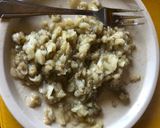 Foto del paso 5 de la receta: Berenjena rellena de pollo y bechamel sin gluten (keto)