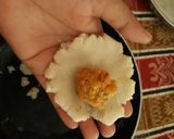 A picture of step 3 of Modak Ladoo.