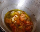 A picture of step 3 of Chinese Pasta masala.