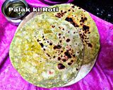 A picture of step 7 of Palak ki Roti.