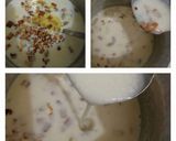 A picture of step 4 of Semolina drink (thari kanji).