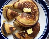 A picture of step 4 of PLANTAIN pancakes 🥞.