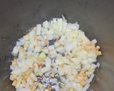 Foto del paso 2 de la receta: Alcachofas y guisantes estofados con huevo