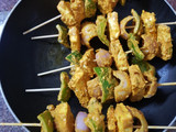 પનીર ટિક્કા ડ્રાય (paneer tikka dry recipe in gujarati)