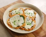 A picture of step 6 of Kimchi Cheese Pancake (Savory Korean Jeon).