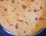 A picture of step 8 of Sarson Ka Saag with Makki Ki Roti.
