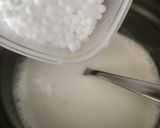 A picture of step 3 of Dragon Fruit Sago Rose Dryfruits Dessert - Fusion Fasting Healthy Dessert.