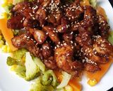 A picture of step 6 of Honey Glazed Pepper Chicken.