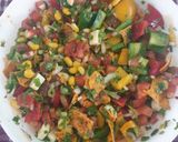 A picture of step 5 of Mexican Beans Salad.