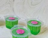 Foto langkah ke 5 dari resep Pudding Lumut Pandan (isian snack box).