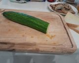 Une image de l'étape 1 de Mon merveilleux toast tartare concombre.