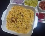 A picture of step 2 of Bombay mix bhel.