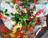 Foto langkah ke 8 dari resep Tim ikan kakap.