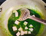 A picture of step 5 of Creamy Palak paneer Restaurant style easy recipe.