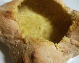 Foto del paso 4 de la receta: Crema de flor de calabaza en pan de hierbas