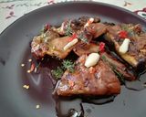 Foto del passaggio 5 della ricetta Hamburger al tartufo, funghi porcini, brie e salsa all'aglio