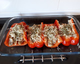 Foto del paso 7 de la receta: Pimientos rojos rellenos de carbonara