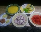 A picture of step 1 of Punjabi Daal Chawal.