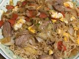風味炒泡麵（清冰箱料理）