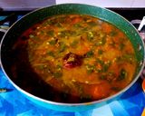 A picture of step 5 of Moong-Palak Masala.