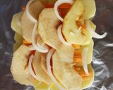 Alufóliában sült zöldségek csirkemellel recept fázis 8 fotója