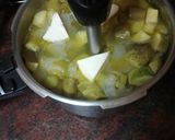 Foto del paso 2 de la receta Crema de calabacín y puerro con arroz