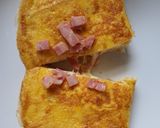 รูปขั้นตอนการทำที่ 8 ของ French Toast Pocket Ham Cheese