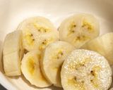 Hình bước làm 1 của món Bánh 2 lớp Khoai lang Chuối nướng Eat clean