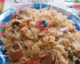 A picture of step 9 of Mutton lakhnoey pulaeo.
