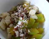 Hình bước làm 1 của món Bánh mì kẹp bí đỏ