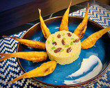 Foto del paso 7 de la receta: Salmonetes en harina de garbanzo con cous cous aromatizado con hierbabuena y comino