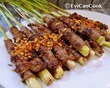 Foto langkah ke 3 dari resep Sate Sapi lilit Sereh ala Vietnam/ Beef Satay with Lemongrass.