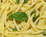 Krémes, citromos, sajtos spagetti🍋🌱 (vegán) recept fázis 5 fotója