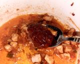 A picture of step 2 of Schezwan pasta(indian street style).