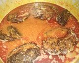 A picture of step 4 of Dried fish palm oil stew.
