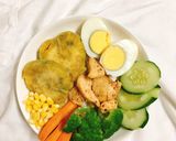 Hình bước làm 3 của món Eat clean lunch