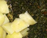 A picture of step 4 of Instant Palak Aloo.