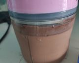 Hình bước làm 2 của món Sinh tố chuối socola đậu nành