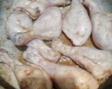 A picture of step 1 of Crispy Drumsticks.