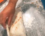 A picture of step 4 of Joeys Stromboli.