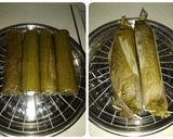 Foto langkah ke 4 dari resep Lontong daun pisang.