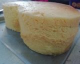 Foto langkah ke 8 dari resep Bolu Classic Topping cream dan Keju Mudah takaran sendok.