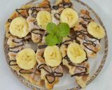 Foto langkah ke 5 dari resep Croffle Choco Banana.