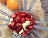 Foto del paso 2 de la receta Smoothie de fresas, naranja y jengibre