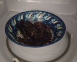 A picture of step 1 of Oreo brownies 🇺🇸.
