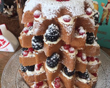 Foto del paso 4 de la receta: Pandoro relleno de crema diplomática y frutos rojos  🍓