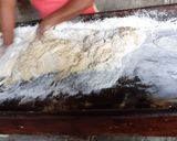 A picture of step 3 of Large Torta Bread.