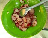 Hình bước làm 2 của món Salad rau củ kèm thịt xông khói