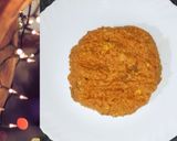 A picture of step 5 of GAJAR HALWA(made of jaggery and milk powder).